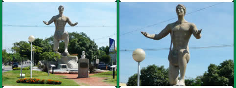 Monumento al Sembrador en Villa Elisa